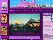 Tablet Screenshot of circus-online.de